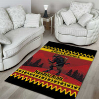 Merry Krampus Germany Area Rug Frohe Weihnachten - Wonder Print Shop