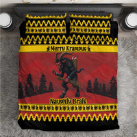 Merry Krampus Germany Bedding Set Frohe Weihnachten - Wonder Print Shop