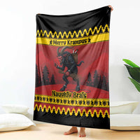 Merry Krampus Germany Blanket Frohe Weihnachten - Wonder Print Shop