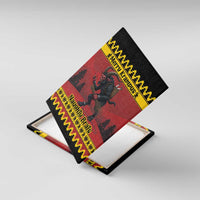 Merry Krampus Germany Canvas Wall Art Frohe Weihnachten - Wonder Print Shop