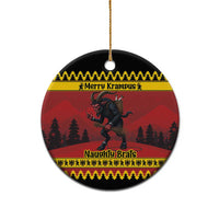 Merry Krampus Germany Ceramic Ornament Frohe Weihnachten - Wonder Print Shop
