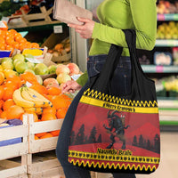 Merry Krampus Germany Grocery Bag Frohe Weihnachten - Wonder Print Shop