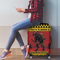 Merry Krampus Germany Luggage Cover Frohe Weihnachten - Wonder Print Shop