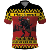Merry Krampus Germany Polo Shirt Frohe Weihnachten - Wonder Print Shop