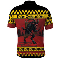 Merry Krampus Germany Polo Shirt Frohe Weihnachten - Wonder Print Shop