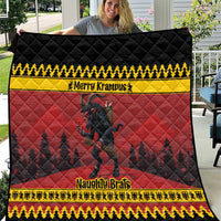 Merry Krampus Germany Quilt Frohe Weihnachten - Wonder Print Shop