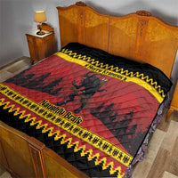 Merry Krampus Germany Quilt Frohe Weihnachten - Wonder Print Shop