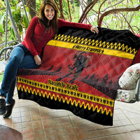 Merry Krampus Germany Quilt Frohe Weihnachten - Wonder Print Shop