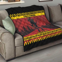 Merry Krampus Germany Quilt Frohe Weihnachten - Wonder Print Shop