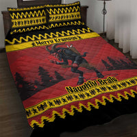 Merry Krampus Germany Quilt Bed Set Frohe Weihnachten - Wonder Print Shop