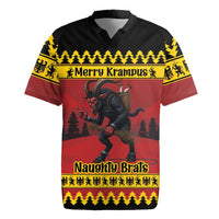 Merry Krampus Germany Rugby Jersey Frohe Weihnachten - Wonder Print Shop
