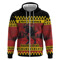 Merry Krampus Germany Zip Hoodie Frohe Weihnachten - Wonder Print Shop