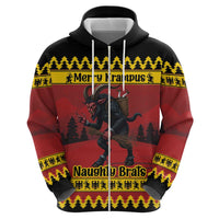 Merry Krampus Germany Zip Hoodie Frohe Weihnachten - Wonder Print Shop