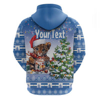 Personalized Nicaragua Christmas Hoodie Panthera Onca Cute With Christmas Tree - Wonder Print Shop