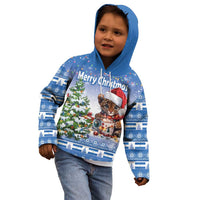 Personalized Nicaragua Christmas Kid Hoodie Panthera Onca Cute With Christmas Tree - Wonder Print Shop