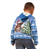 Personalized Nicaragua Christmas Kid Hoodie Panthera Onca Cute With Christmas Tree - Wonder Print Shop
