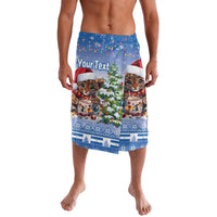 Personalized Nicaragua Christmas Lavalava Panthera Onca Cute With Christmas Tree - Wonder Print Shop