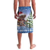 Personalized Nicaragua Christmas Lavalava Panthera Onca Cute With Christmas Tree - Wonder Print Shop