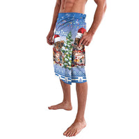 Personalized Nicaragua Christmas Lavalava Panthera Onca Cute With Christmas Tree - Wonder Print Shop