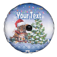 Personalized Nicaragua Christmas Spare Tire Cover Panthera Onca Cute With Christmas Tree - Wonder Print Shop