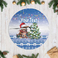 Personalized Nicaragua Christmas Tree Skirt Panthera Onca Cute With Christmas Tree - Wonder Print Shop