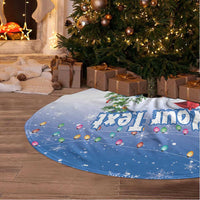 Personalized Nicaragua Christmas Tree Skirt Panthera Onca Cute With Christmas Tree - Wonder Print Shop