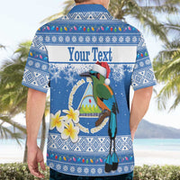 Personalized Nicaragua Christmas Hawaiian Shirt Turquoise-Browed Motmot With Coat Of Arms - Wonder Print Shop