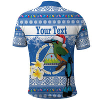 Personalized Nicaragua Christmas Polo Shirt Turquoise-Browed Motmot With Coat Of Arms - Wonder Print Shop