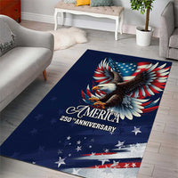US Navy 250th Anniversary Area Rug Proudly Served Veteran - Wonder Print Shop