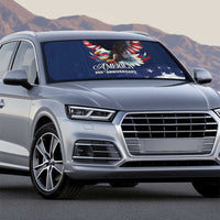 US Navy 250th Anniversary Auto Sun Shade Proudly Served Veteran - Wonder Print Shop