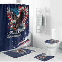 US Navy 250th Anniversary Bathroom Set Proudly Served Veteran - Wonder Print Shop