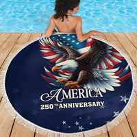 US Navy 250th Anniversary Beach Blanket Proudly Served Veteran - Wonder Print Shop