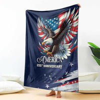 US Navy 250th Anniversary Blanket Proudly Served Veteran - Wonder Print Shop
