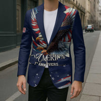 US Navy 250th Anniversary Blazer Proudly Served Veteran - Wonder Print Shop