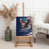 US Navy 250th Anniversary Canvas Wall Art Proudly Served Veteran - Wonder Print Shop