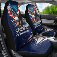 US Navy 250th Anniversary Car Seat Cover Proudly Served Veteran - Wonder Print Shop