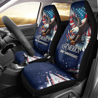 US Navy 250th Anniversary Car Seat Cover Proudly Served Veteran - Wonder Print Shop