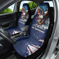 US Navy 250th Anniversary Car Seat Cover Proudly Served Veteran - Wonder Print Shop