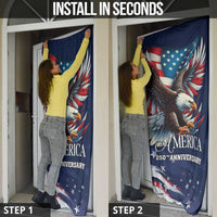 US Navy 250th Anniversary Door Cover Proudly Served Veteran - Wonder Print Shop