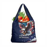 US Navy 250th Anniversary Grocery Bag Proudly Served Veteran - Wonder Print Shop