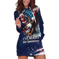 US Navy 250th Anniversary Hoodie Dress Proudly Served Veteran - Wonder Print Shop
