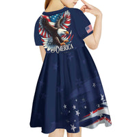 US Navy 250th Anniversary Kid Short Sleeve Dress Proudly Served Veteran - Wonder Print Shop