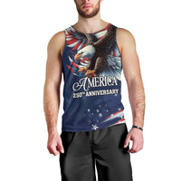 US Navy 250th Anniversary Men Tank Top Proudly Served Veteran - Wonder Print Shop