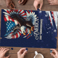 US Navy 250th Anniversary Puzzle Proudly Served Veteran - Wonder Print Shop