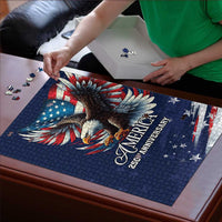 US Navy 250th Anniversary Puzzle Proudly Served Veteran - Wonder Print Shop