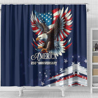 US Navy 250th Anniversary Shower Curtain Proudly Served Veteran - Wonder Print Shop