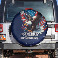 US Navy 250th Anniversary Spare Tire Cover Proudly Served Veteran - Wonder Print Shop