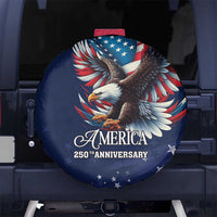 US Navy 250th Anniversary Spare Tire Cover Proudly Served Veteran - Wonder Print Shop