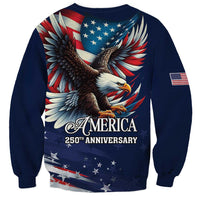 US Navy 250th Anniversary Sweatshirt Proudly Served Veteran - Wonder Print Shop