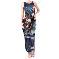 US Navy 250th Anniversary Tank Maxi Dress Proudly Served Veteran - Wonder Print Shop